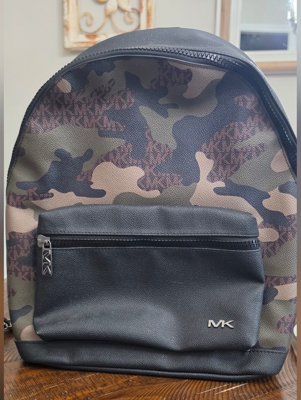 Michael Kors Camo Print Green and Black Men’s Backpack
